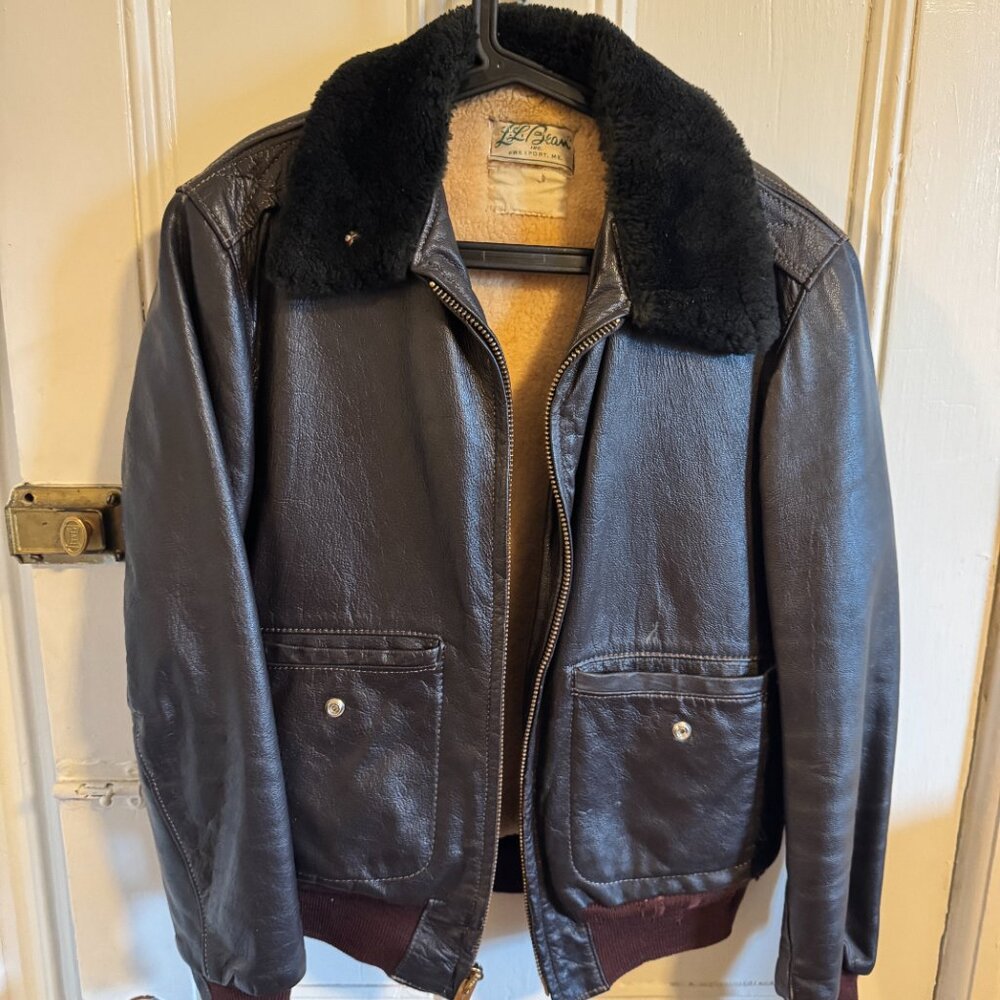 LL Bean Vintage Bomber Jacket